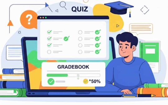 quiz and gradebook